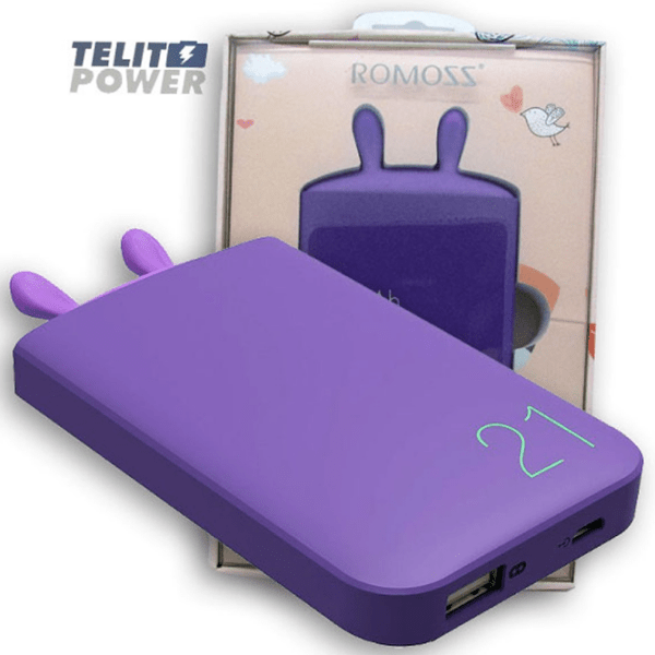 Power Bank 6000 мАч Romoss Lovele Elf (22.2 Вт) Пурпурный  photo 5