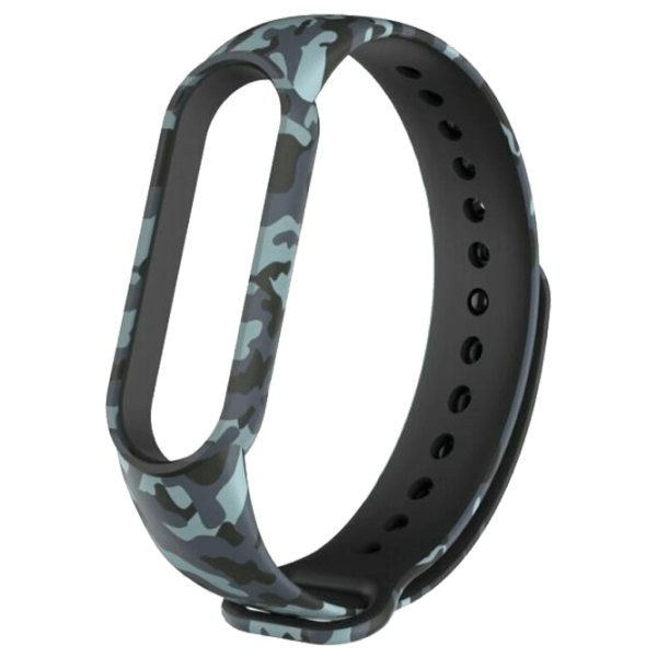 Ремень Mi Band 5 Серый Como Силикон, photo 1