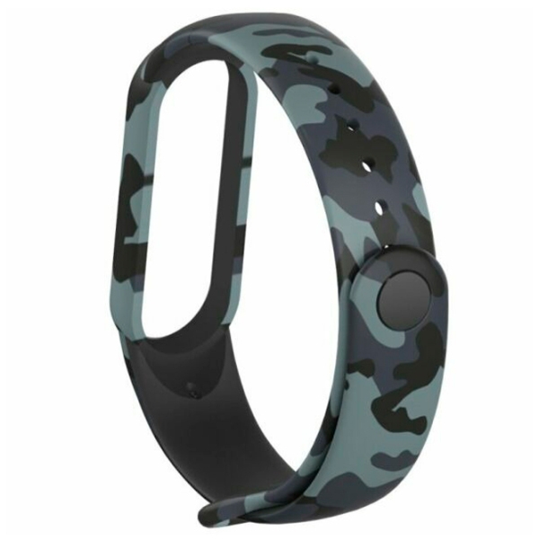 Ремень Mi Band 5 Серый Como Силикон, photo 2