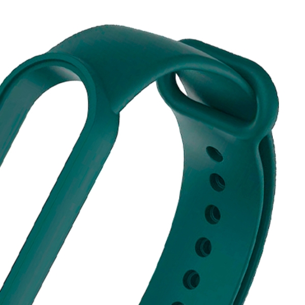 Ремень Mi Band 5 Зелёный Силикон, photo 5