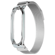 Ремень Mi Band 5 Milanese Серебристый Металл,