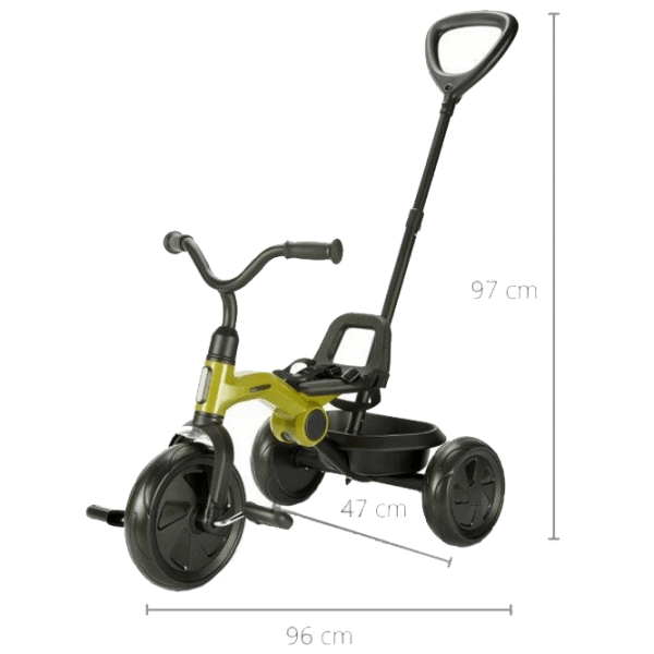 Triciclu Qplay Ant Plus Green Oțel/ Pentru copii photo 3