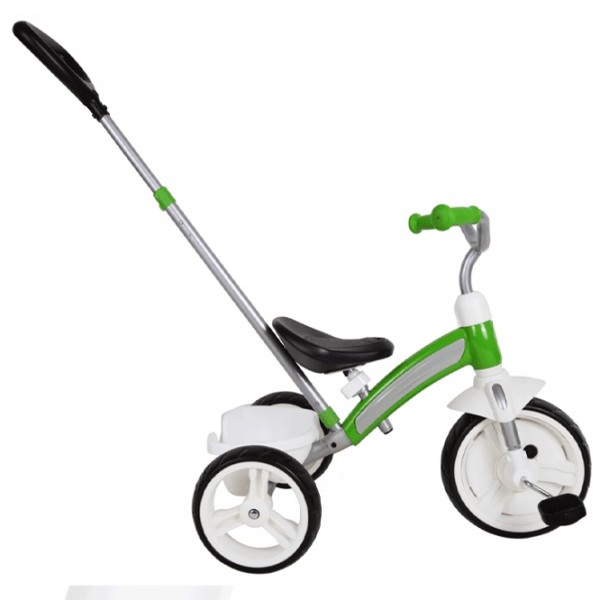 Triciclu Qplay Elite Plus Green Metal/ Pentru copii photo 2