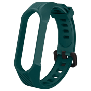 Ремень Mi Band 5 Зелёный Army Силикон,