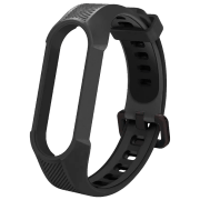 Ремень Mi Band 5 Opaska Черный Силикон,