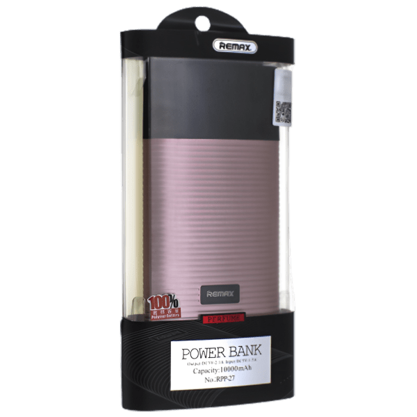 Power Bank 10000 мАч Remax Parfume Розовый  photo 4