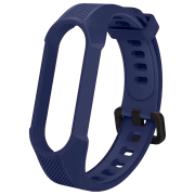 Ремень Mi Band 5 Opaska Синий Navy Силикон,