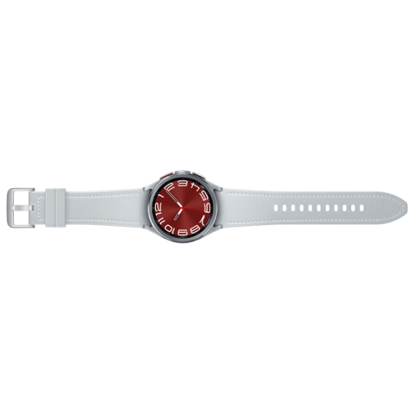 Умные часы Samsung Galaxy Watch6 Classic Серебряный 1.3" | 43 мм | Алюминий/Кожа
| R950 photo 6
