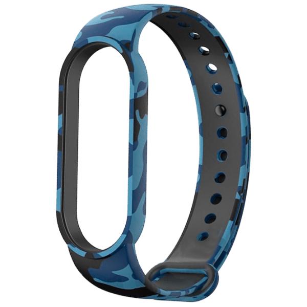 Ремень Mi Band 5 Синий Como Силикон, photo 1