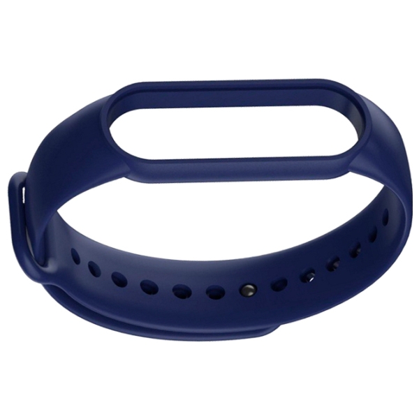 Ремень Mi Band 5 Sport Sky Blue Черный Силикон, photo 2