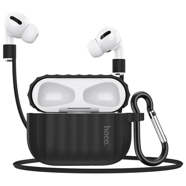 Чехол для наушников Apple AirPods Pro (WB20 Fenix) Черный Hoco, Силикон photo 2