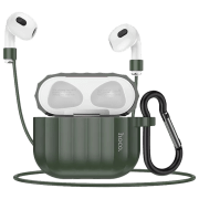 Чехол для наушников Apple AirPods 3 (WB22 Glory) Зелёный Hoco, Силикон
