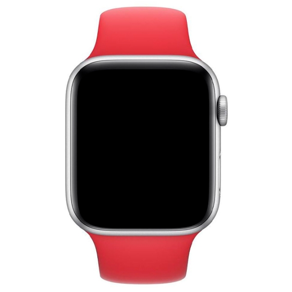 Ремень Apple Watch M/ S Красный Силикон, 42/ 44 мм photo 2
