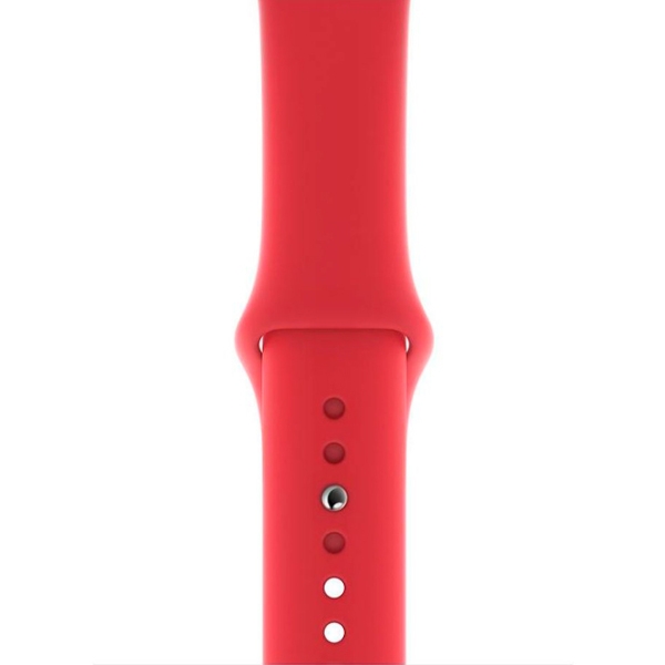 Ремень Apple Watch M/ S Красный Силикон, 42/ 44 мм photo 3