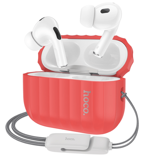 Чехол для наушников Apple Airpods Pro 2 (WB23 Harmonious) Красный Hoco, Силикон photo 3