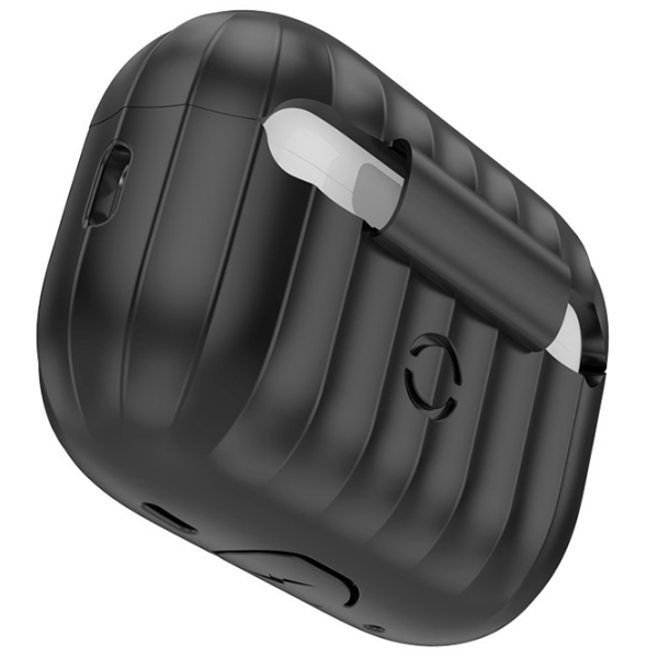 Чехол для наушников Apple Airpods Pro 2 (WB23 Harmonious) Черный Hoco, Силикон photo 3