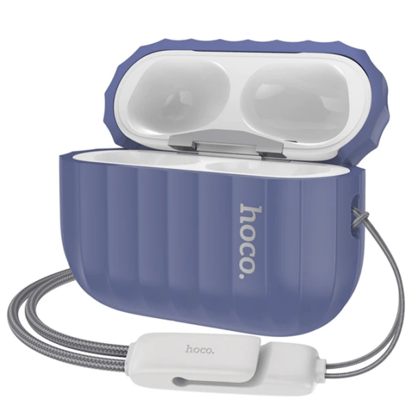 Чехол для наушников Apple Airpods Pro 2 (WB23 Harmonious) Синий Hoco, Силикон photo 2