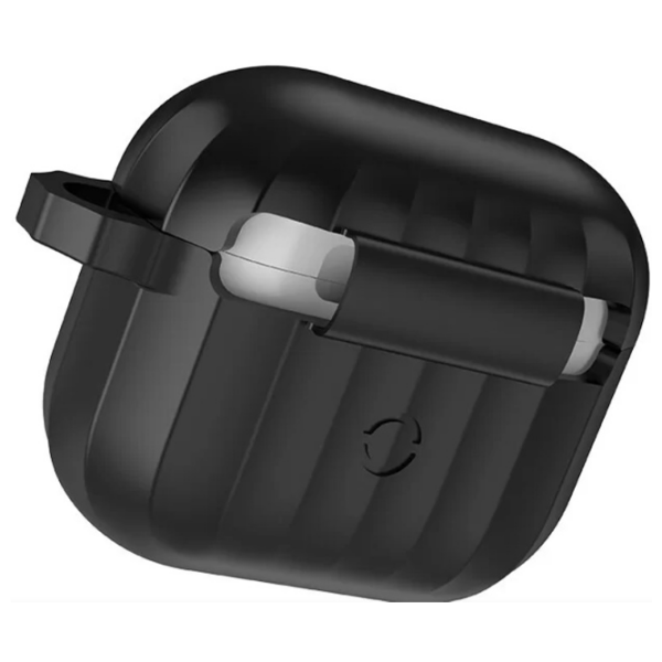 Чехол для наушников Apple AirPods 3 (WB22 Glory) Черный Hoco, Силикон photo 3