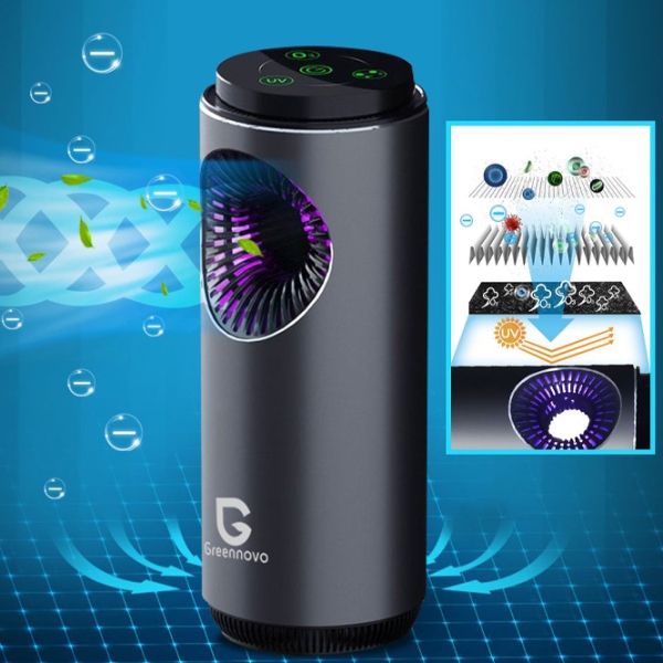 Purificator de aer Greennovo Air Purifier Black  photo 5