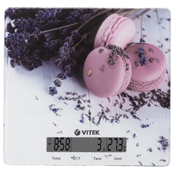 Cântar de bucătărie Vitek VT-8009 Purple Electronic, Sticlă, photo 1