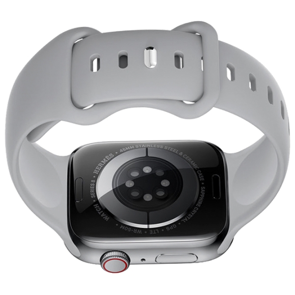 Curelușă Apple Watch iWatch WA15 Flexible Gray Silicon, 42, 44, 45, 49 mm photo 2