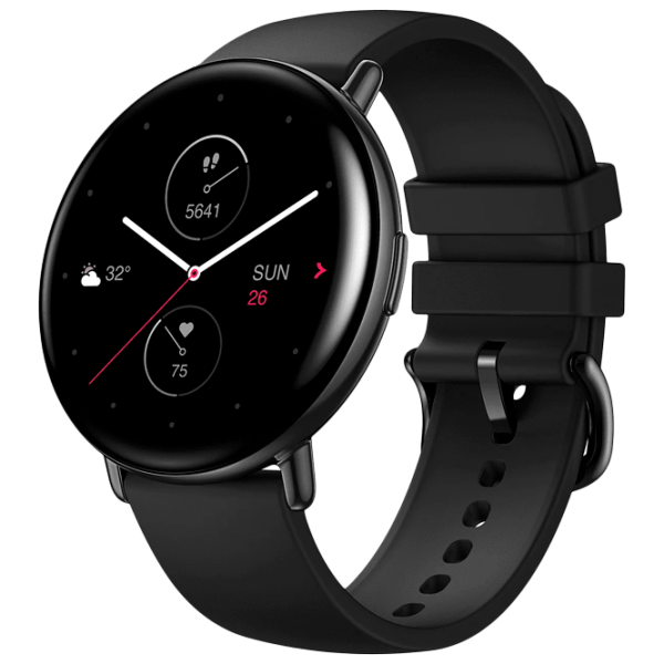 Ceas inteligent Amazfit ZEPP E (round) Black 1.28" | 32.5 mm | Oțel inoxidabil/ Silicon
| A1956 photo 1