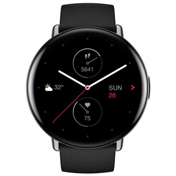 Ceas inteligent Amazfit ZEPP E (round) Black 1.28" | 32.5 mm | Oțel inoxidabil/ Silicon
| A1956 photo 2