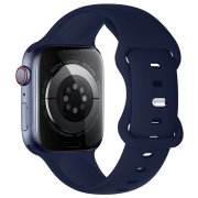 Ремешок Apple Watch iWatch WA15 Flexible Синий Navy Силикон, 42, 44, 45, 49 мм