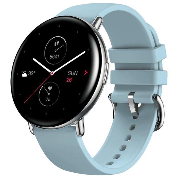 Умные часы Amazfit ZEPP E (round) Синий 1.28" | 32.5 мм | Нержавеющая сталь/ Силикон| A1936 photo 1