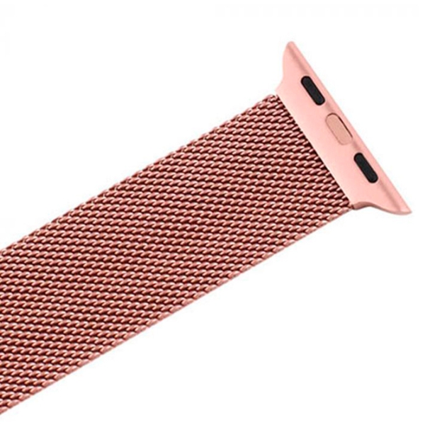 Ремень Apple Watch 4 Elegant Milanese Loop Золотой Rose Металл, 38, 40 мм photo 2