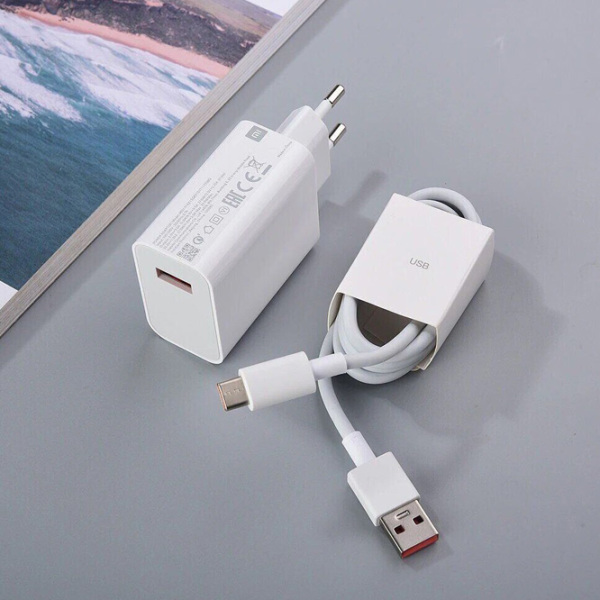 Сетевое зарядное устройство Xiaomi BHR6039EU (33 Вт) Белый 3 A / Белый photo 5