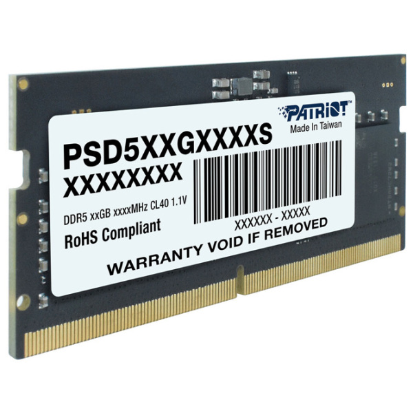 Оперативная память 16 ГБ Patriot Signature Line PSD516G480081S SO-DIMM, DDR5, 4800 МГц photo 2
