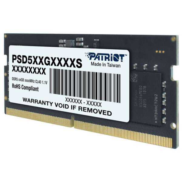 Оперативная память 16 ГБ Patriot Signature Line PSD516G480081S SO-DIMM, DDR5, 4800 МГц photo 3