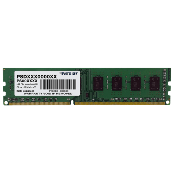 Оперативная память 4 ГБ Patriot Signature Line PSD34G160081 DIMM, DDR3, 1600 МГц photo 1