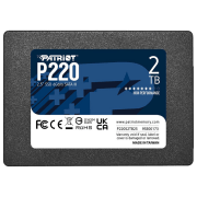 SSD Patriot P220 2.5'' 2 ТБ Скорость чтения: 550 MБ/ с,
Скорость записи: 500 MБ/ с