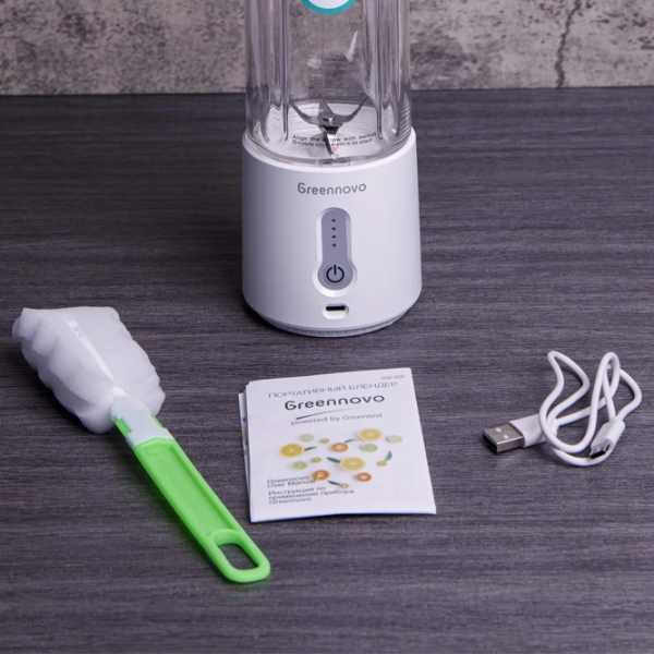Blender portabil Greennovo 500 Blue  photo 3