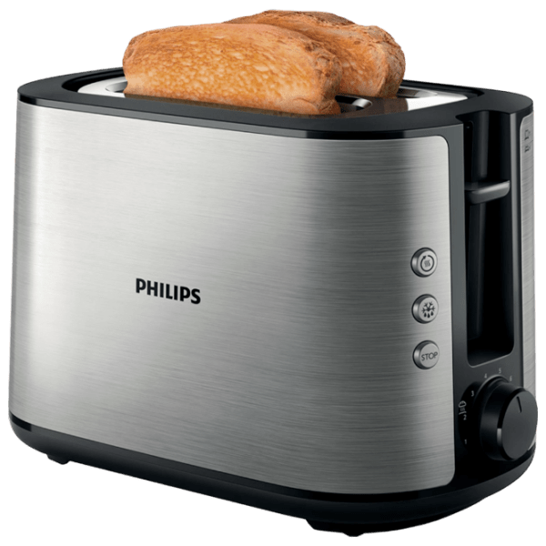 Тостер Philips HD2650/ 90 Нержавеющая сталь 950 Вт, Количество степеней обжаривания: 8 photo 1