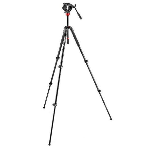 Trepied Manfrotto MVH500AH & 190X ALU Black Pe podea photo 3