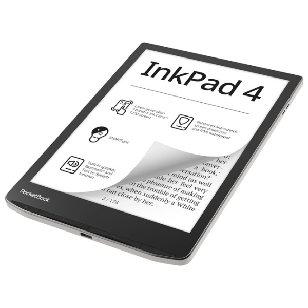 Электронная книга Pocketbook Inkpad 4 32 ГБ Черный  photo 3