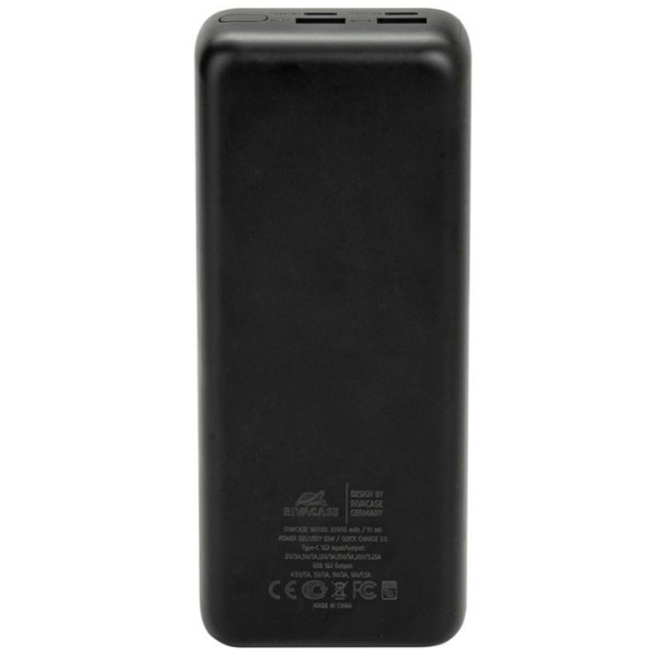 Power Bank 30000 mAh RivaCase VA1080 (65 W) Black  photo 2
