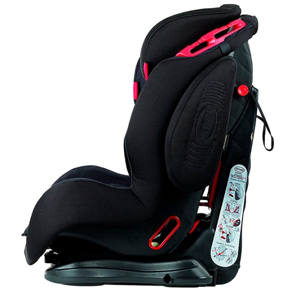 Scaun auto Heyner Multi ERGO 3D Line (786010) Black 9 luni - 12 ani, 18 kg photo 4