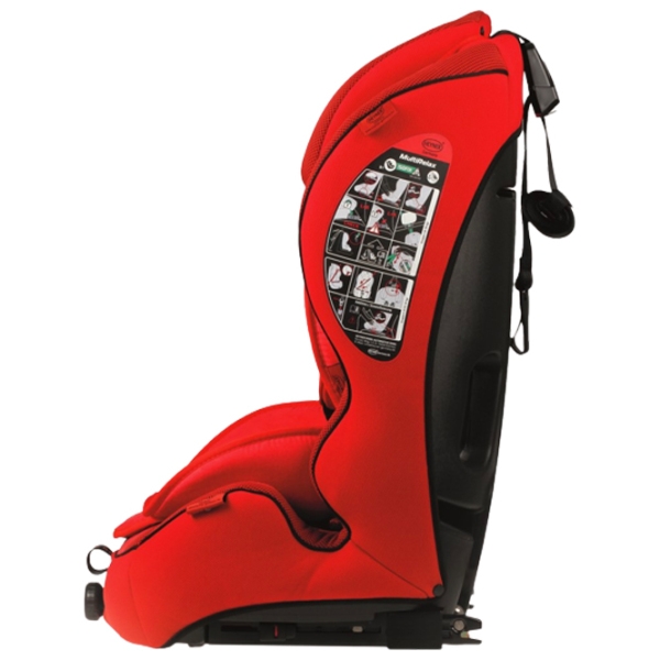 Scaun auto Heyner MultiRelax AERO Fix (798130) Red 9 luni - 12 ani, 36 kg photo 3