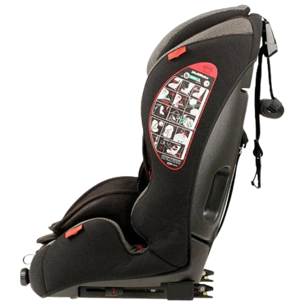 Детское автокресло Heyner MultiRelax AERO Fix (798110) Черный 9 месяцев - 12 лет, 36 кг photo 3