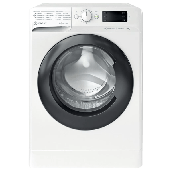 Mașină de spălat Indesit MTWE 81495 WK EE White 8 kg, 1400 rpm, B photo 1