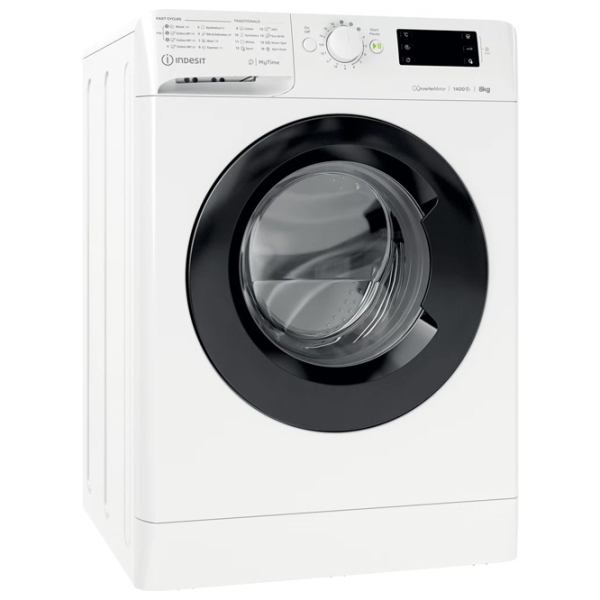 Mașină de spălat Indesit MTWE 81495 WK EE White 8 kg, 1400 rpm, B photo 2