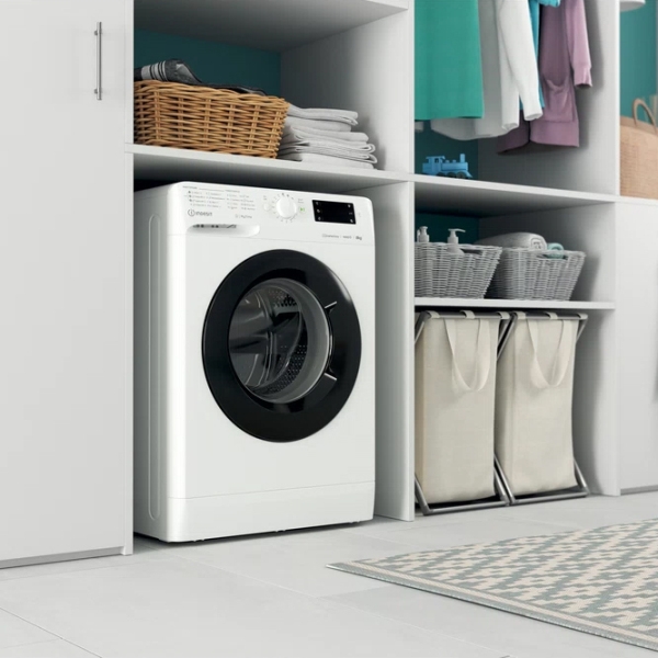 Mașină de spălat Indesit MTWE 81495 WK EE White 8 kg, 1400 rpm, B photo 8