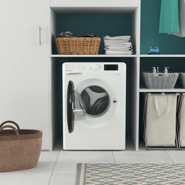 Mașină de spălat Indesit MTWE 81495 WK EE White 8 kg, 1400 rpm, B photo 9