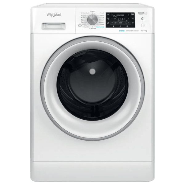 Стиральная машина с сушкой Whirlpool FFWDD 1076258 SV EE Белый 10 кг, 1600 об/ мин, B photo 1