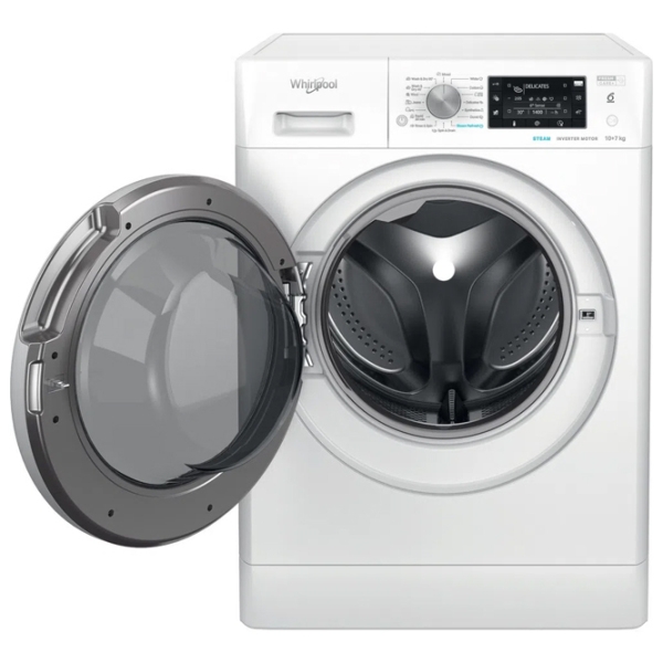 Стиральная машина с сушкой Whirlpool FFWDD 1076258 SV EE Белый 10 кг, 1600 об/ мин, B photo 2