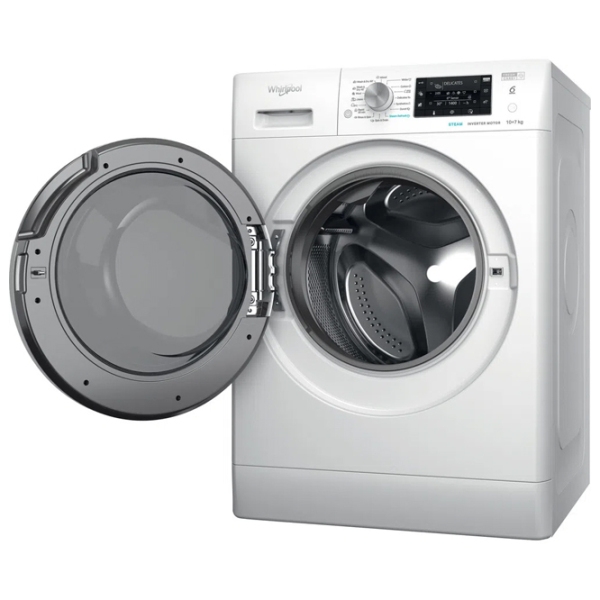 Стиральная машина с сушкой Whirlpool FFWDD 1076258 SV EE Белый 10 кг, 1600 об/ мин, B photo 3